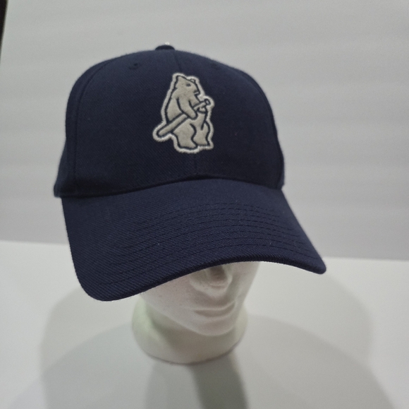 Chicqgo Cubs 1914 American Needle Dark Blue Cap with Bear Emblem 7 3/8 - Picture 1 of 5